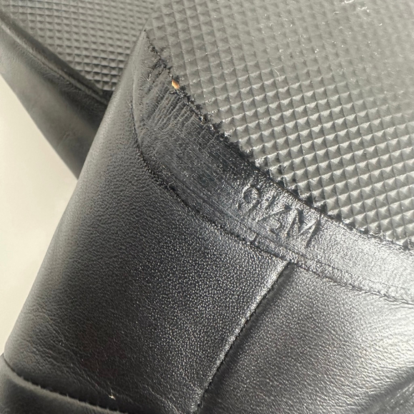 Bloch 9.5 M Black Leather Tap Shoes - Picture 7 of 9